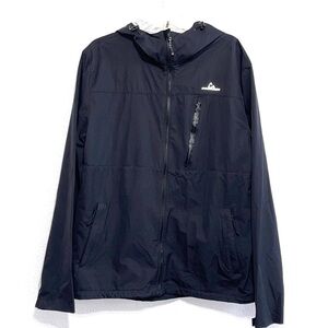 Paradox Woman Black Hood Rain Windbreaker Lightweight Winter Jacket Size L